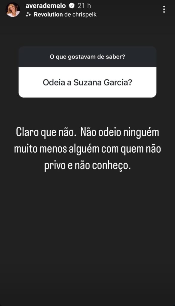 Após conflitos em direto na TVI, Vera de Melo é questionada: "Odeia a Suzana Garcia?"