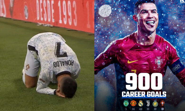 Golo 900 de Cristiano Ronaldo! Emoção do gigante português