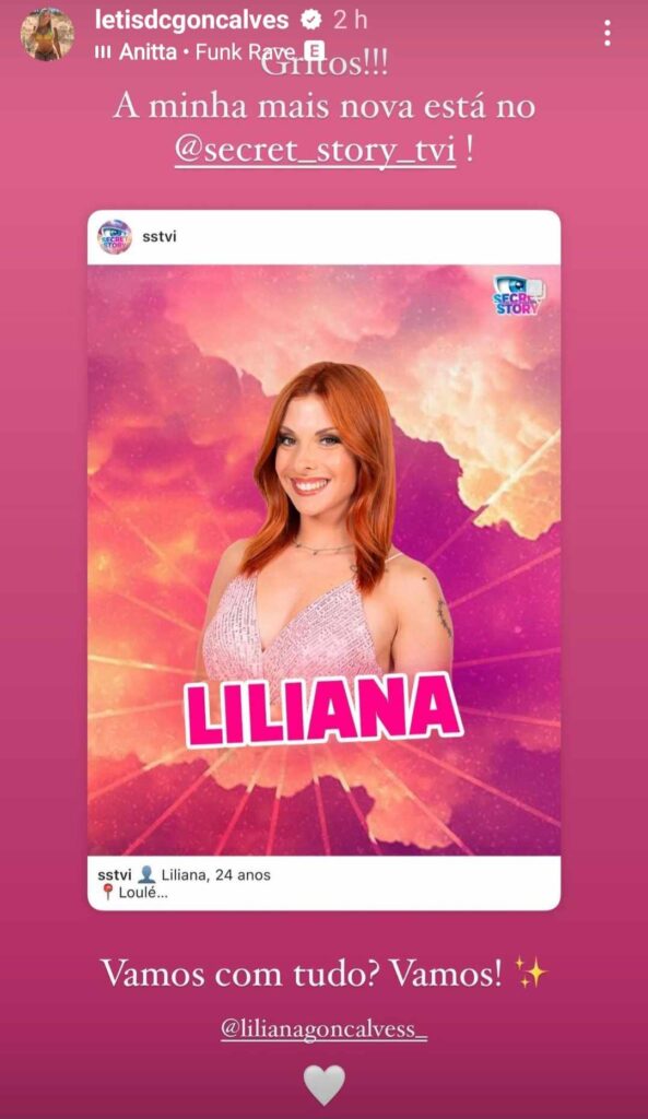 Liliana do "Secret Story 8" é irmã de ex-concorrente