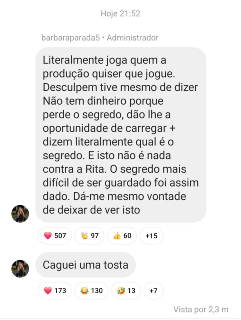 Cristina Ferreira é rebentada pela 'cunhada' Bárbara Parada