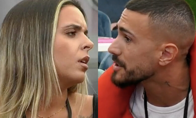 Secret Story 8 - Jéssica Vieira e Rúben Silvestre 'pegam-se' em direto na TVI