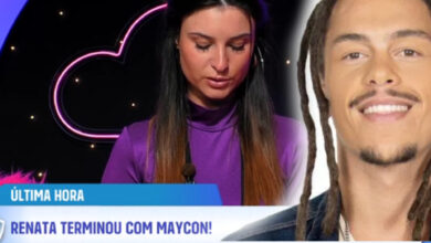 Renata Reis acaba 'namoro' com Maycon. Veja as imagens!