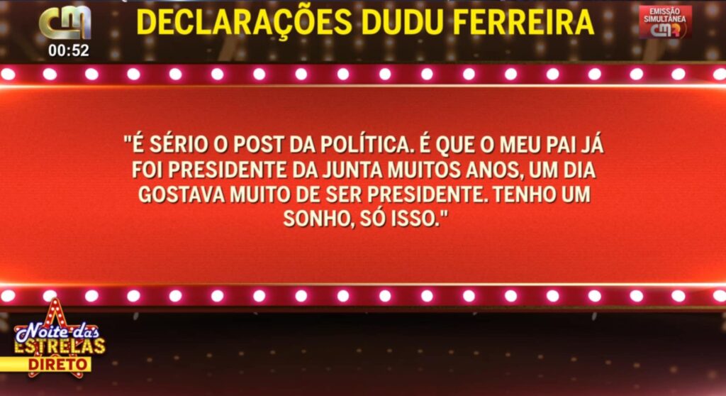 Herdeiro de Marco Paulo a caminho da política?