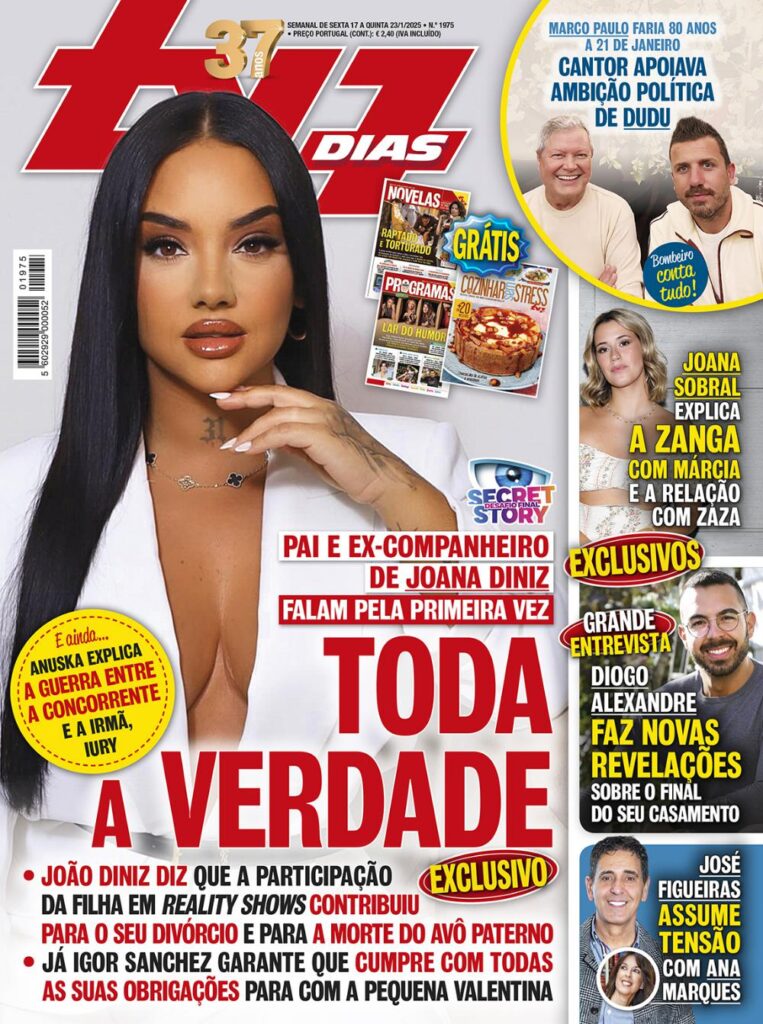 Toda a verdade! Joana Diniz em destaque na revista ‘TV7 Dias’