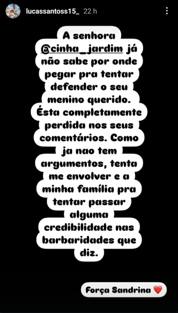 Marido de Sandrina Pratas atira-se a Cinha Jardim: "Está completamente perdida..."