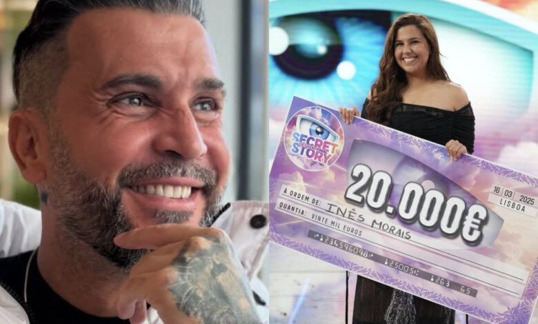 Bruno Savate festeja vitória de Inês Morais no "Secret Story - Desafio Final"