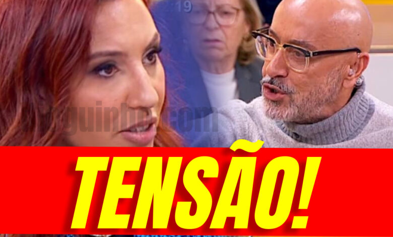 Estrondo! Rui Oliveira perdeu a paciência com Catarina Miranda em direto