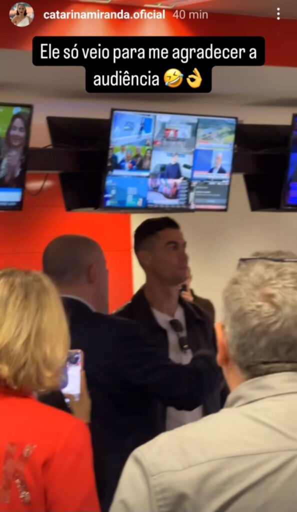 Cristiano Ronaldo - craque português de visita à Medialivre (dona do Correio da Manhã e da CMTV)