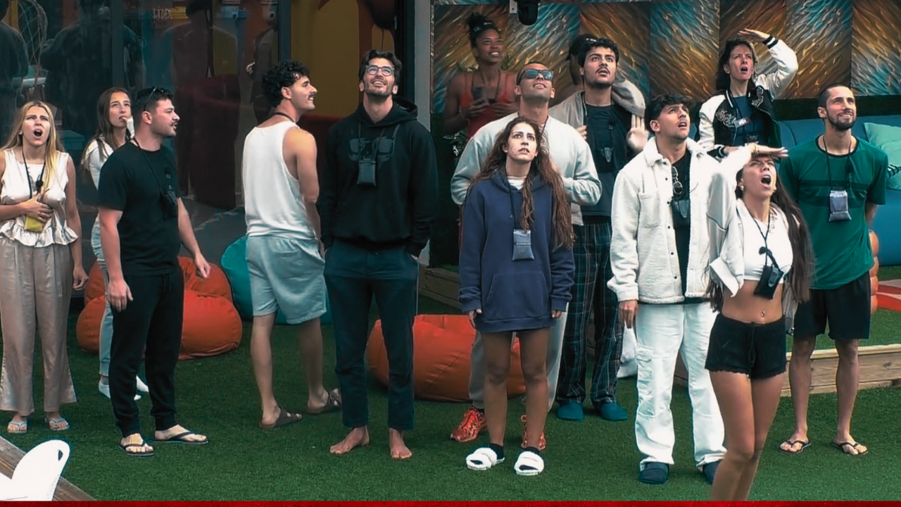O avião que passou na casa do Big Brother que já estrondo