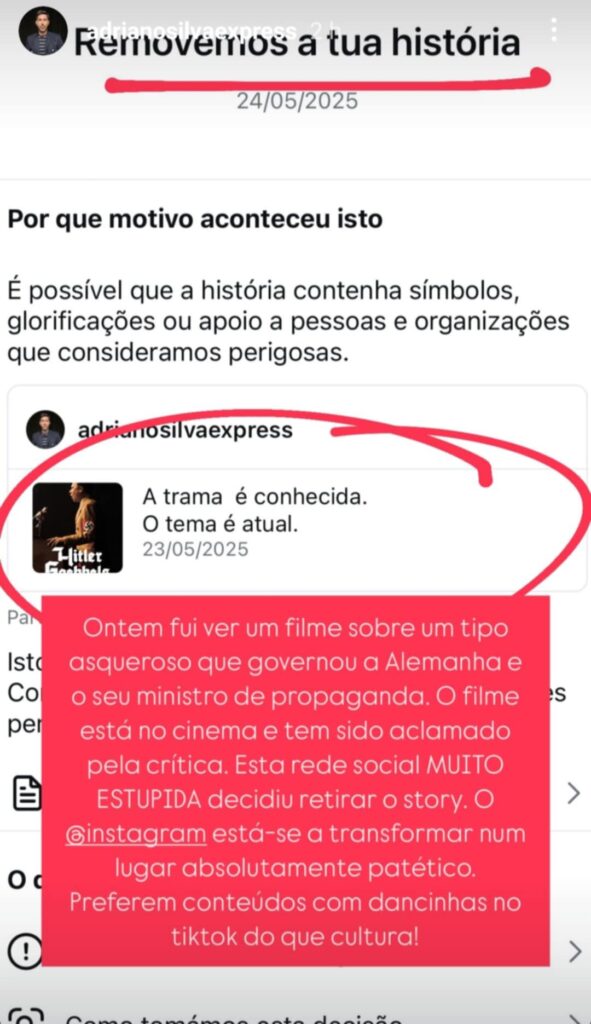 Adriano Silva Martins - apresentador do "V+ Fama" indignado!