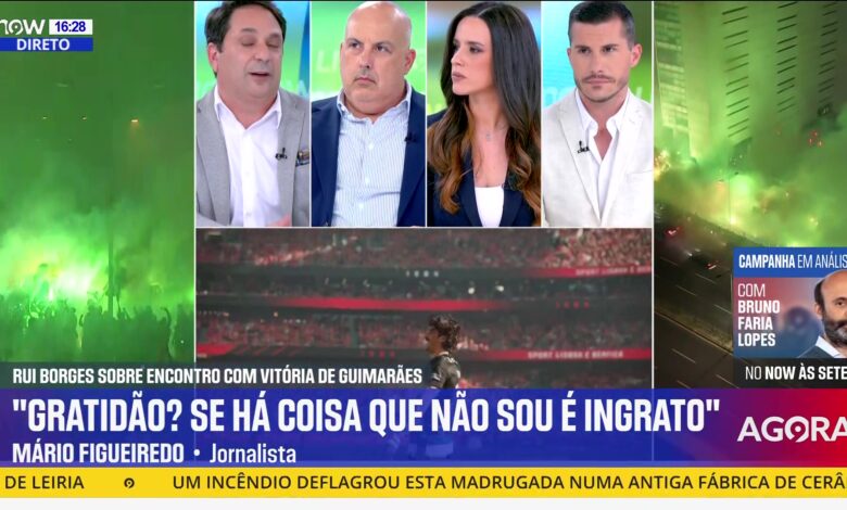 Rui Borges do Sporting ficou danado e atirou-se aos jornalistas e fala em 'ruído'