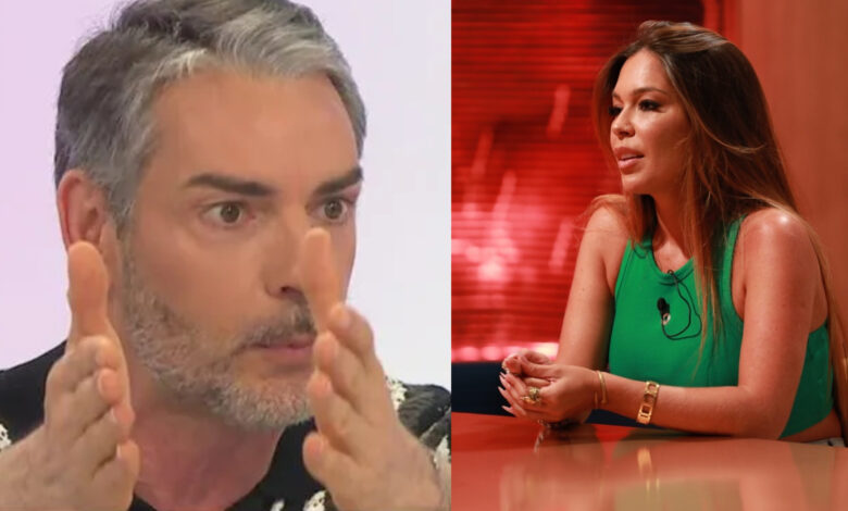 Tensão! Cláudio Ramos 'passa-se' com Jéssica Maria em direto