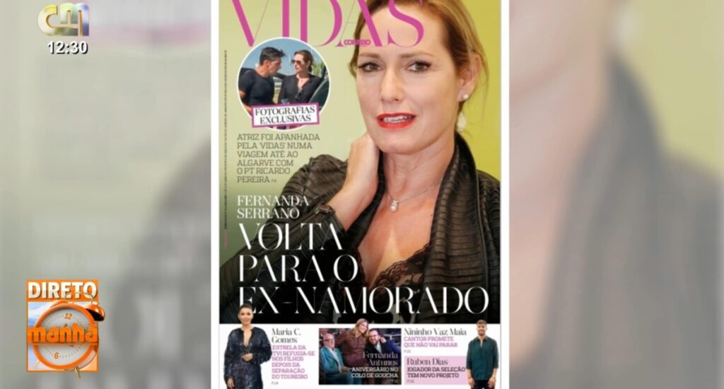 Reconciliados? Fernanda Serrano 'apanhada' com o ex-namorado