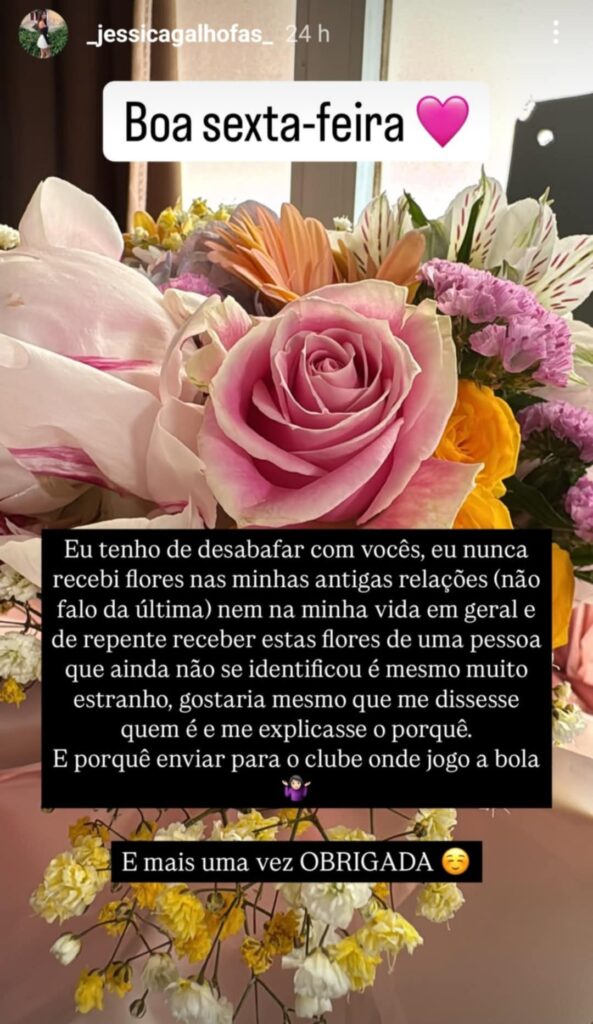 "É mesmo muito estranho": Quem é o admirador secreto de Jéssica Galhofas?