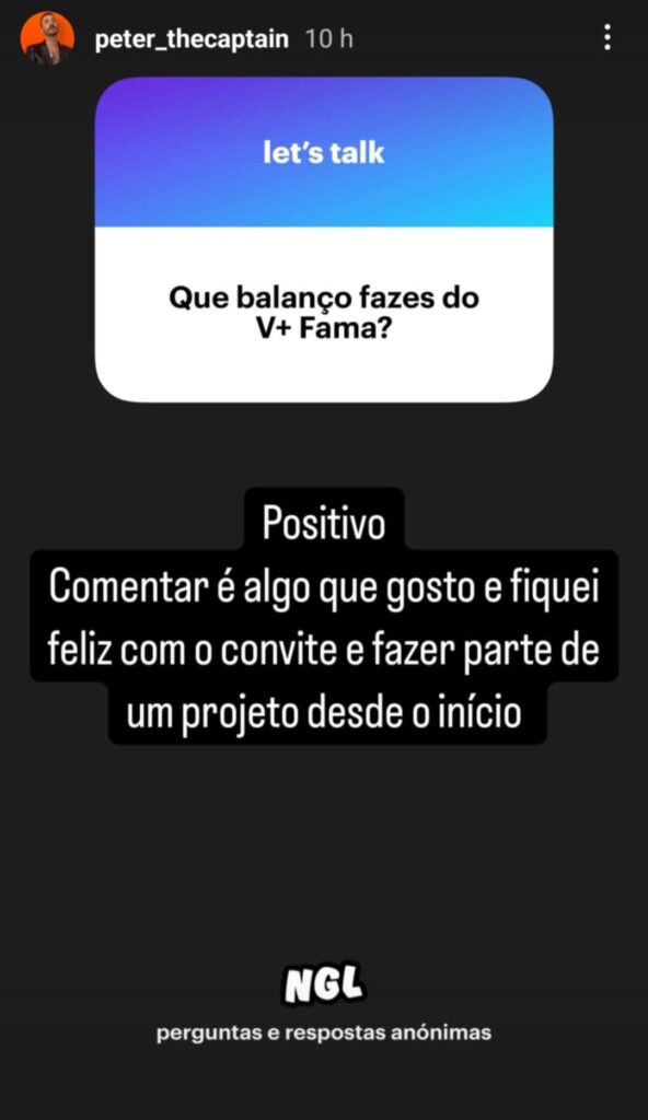 V+ Fama - mau ambiente nos bastidores do programa de Adriano Silva Martins?