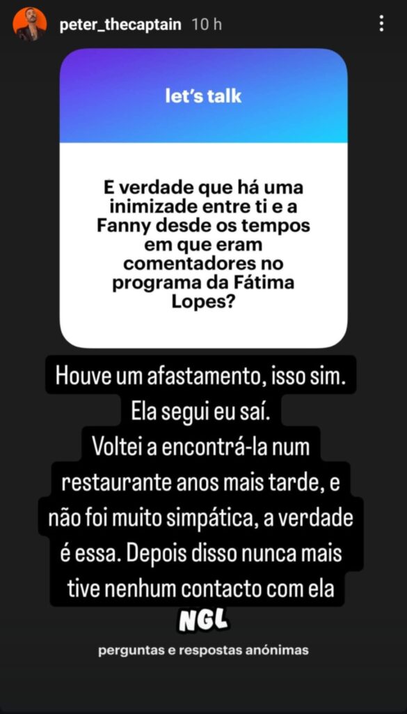 Inimizade com Fanny Rodrigues? Pedro Capitão reage