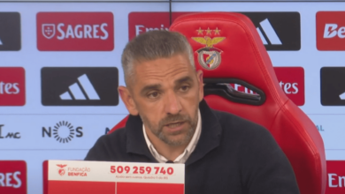 Rui Borges (treinador do Sporting) quer todos muito calmos com a 'euforia'