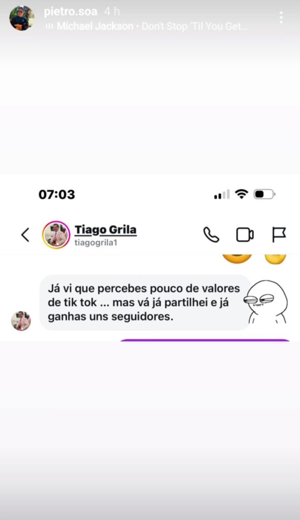 Tiago Grila no Big Brother? Pedro Soá reage: "Gostava de o apanhar dentro de um reality show"