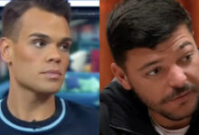 Após ser confrontado por amigo de Micael Miquelino, Zé Lopes aponta o dedo ao concorrente do Big Brother