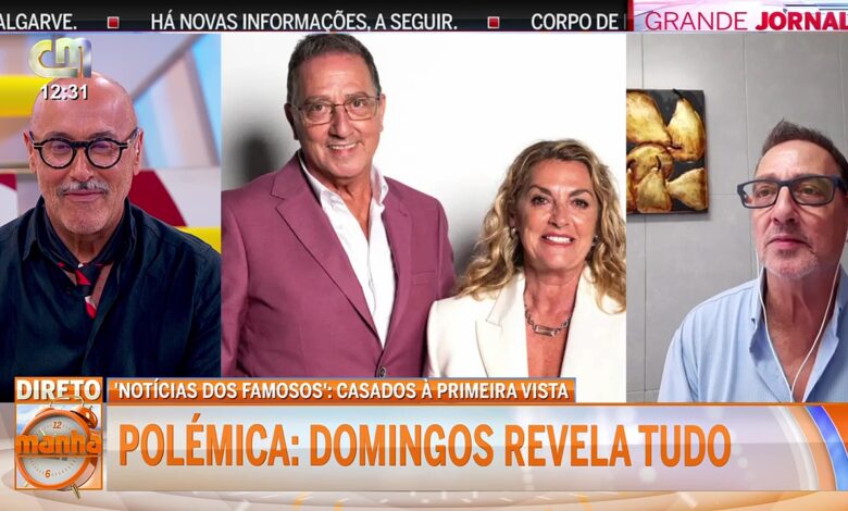 Processo contra a SIC? Domingos do «Casados à Primeira Vista» na CMTV esclarece tudo