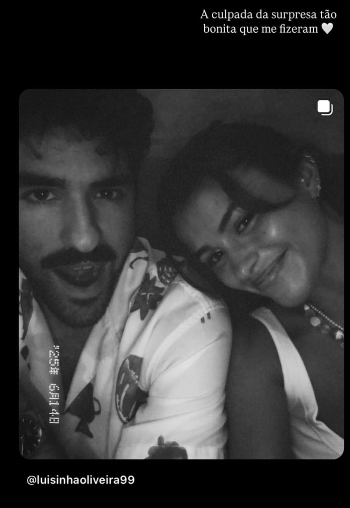 Luisinha Oliveira faz festa surpresa de aniversário para José Condessa
