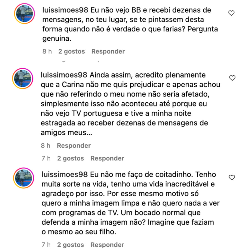Big Brother: Carina Frias envolvida em polémica! "História completamente manipulada", afirma ex-namorado