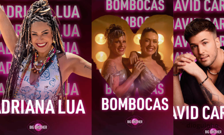 David Carreira, Adriana Lua e Bombocas na grande final do Big Brother 2025