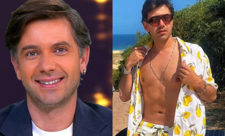 Ricardo Azedo - comentador do “Noite das Estrelas” mostra-se em tronco nu após cirurgia estética