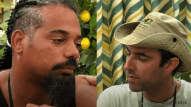 Fábio Paim amocionado com palavras de Viriato Quintela após falar em 'desistir' do Big Brother