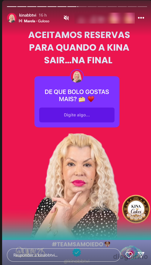 Kina teve pastelaria de sucesso em Espanha e já tem emprego! Vai fazer bolos e filho aceita encomendas...