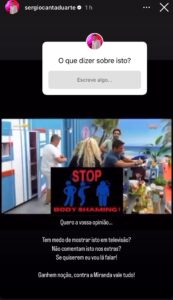 «Body Shaming» "Ganhem noção"- Sérgio revolta-se com comentários ofensivos e defende Catarina Miranda