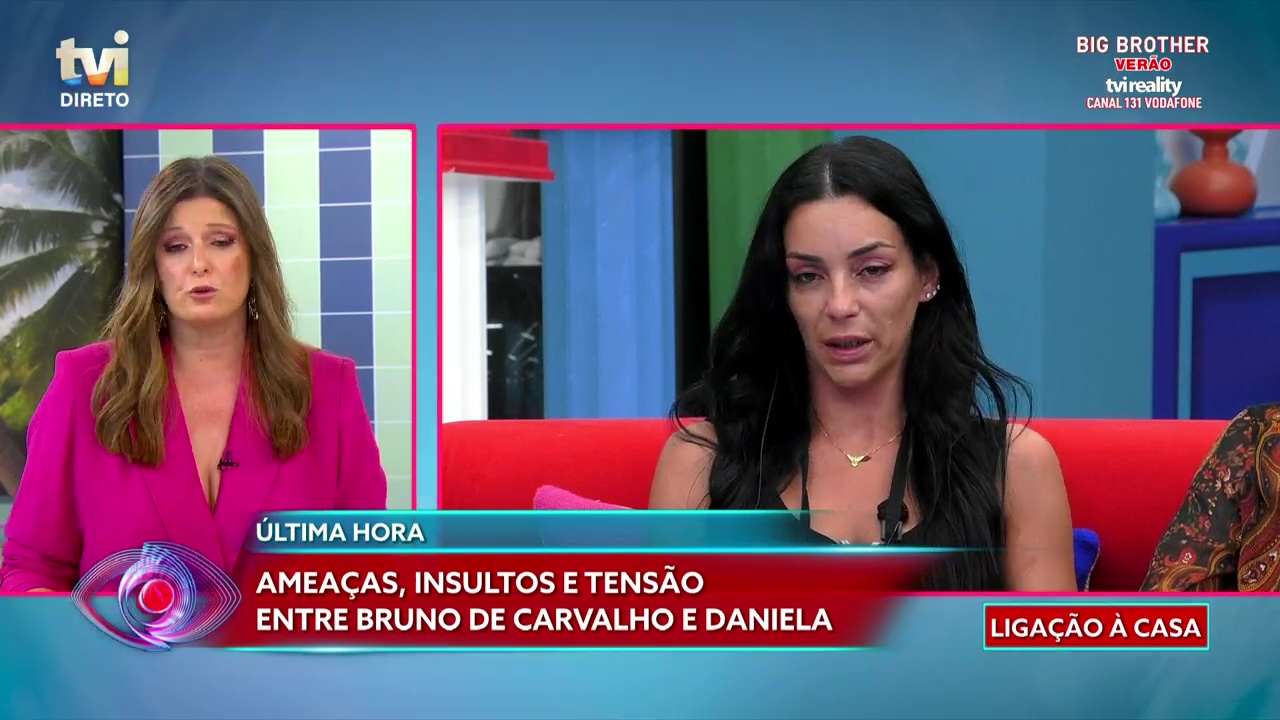 Luiza Abreu fica atormentada com discussão acesa de Bruno de Carvalho e Daniela Ventura