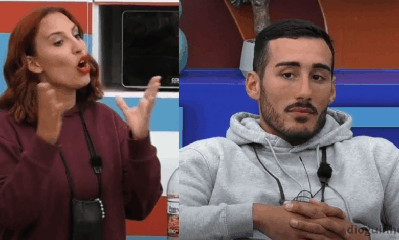 Nem com imunidade no Big Brother a Miranda se 'casa'. Afonso Leitão leva com ela