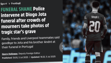 "Dá-me um nojo profundo". Após o funeral de Diogo Jota vão todos tirar fotos ao tumulo. Polícia chamada ao local