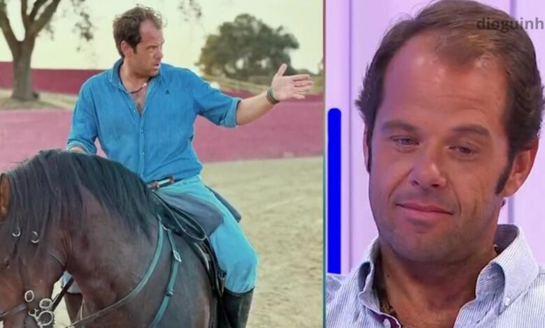 João Moura Caetano na TVI a falar da tauromaquia: "Não renho medo dos touros, tenho medo de falhar"
