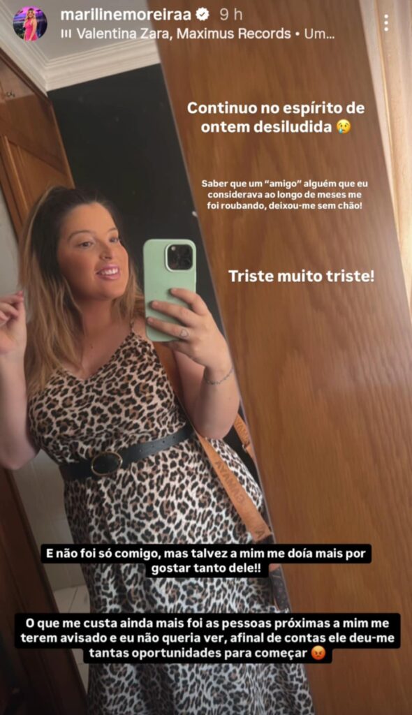 Grávida, Mariline Gonçalves de "Era uma vez na Quinta" traída e roubada por ‘amigo’