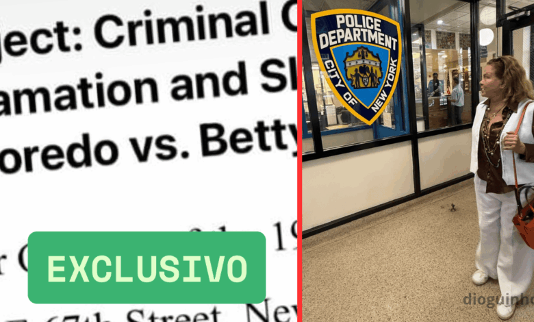 EXCLUSIVO: Marluce e Castelo Branco denunciam Betty Greifstein por "difamação e calúnia" numa esquadra em Nova Iorque (Fotos e Vídeo)