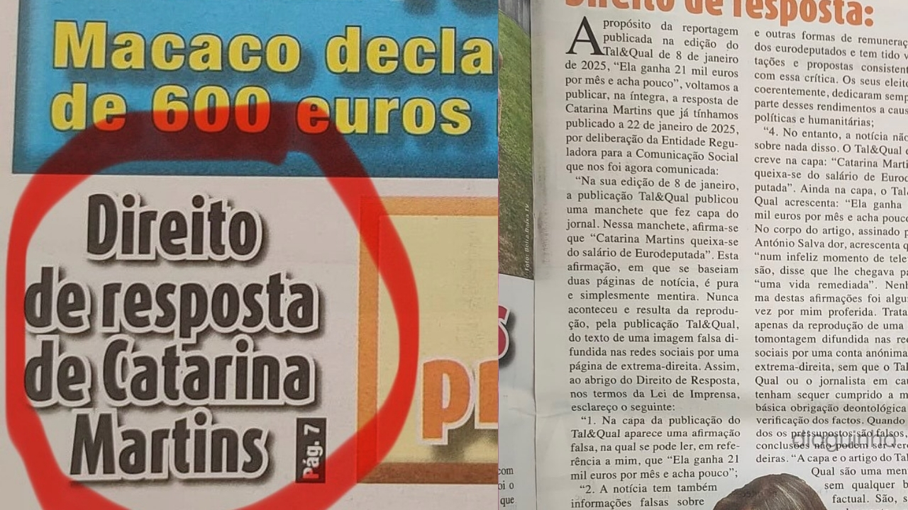 Catarina Martins calça as galochas contra a ‘lama’ da desinformação. O direito de resposta