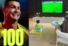 Cristiano Ronaldo faz história: 100 golos pelo Al-Nassr! Georgina Rodríguez e os filhos celebram