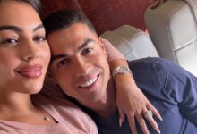 Georgina Rodríguez exibe anel de noivado de luxo em pleno voo. Clima de romance com Cristiano Ronaldo