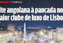 VIP's angolanos à pancada no JNcQUOI Avenida! Alegadamente por ser apanhado com amante
