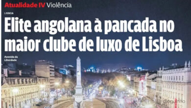 VIP's angolanos à pancada no JNcQUOI Avenida! Alegadamente por ser apanhado com amante
