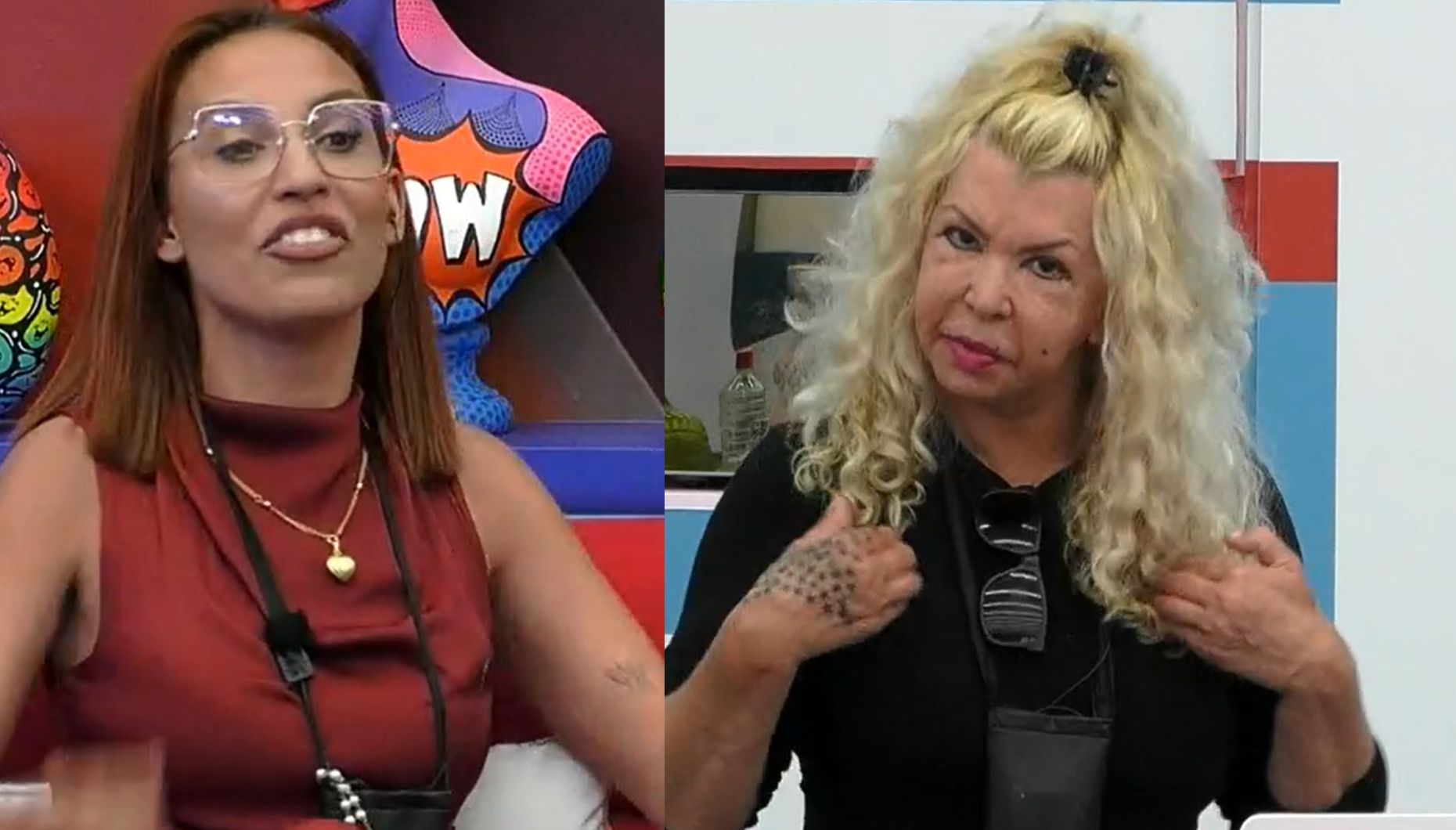 Kina 'explode' e alerta em direto sobre Catarina Miranda ser o 'caos' e jogar com o público - Big Brother