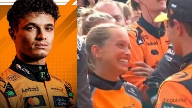 F1: Lando Norris vence na Hungria e beijo de Margarida Corceiro no parque fechado vira sensação nas redes sociais
