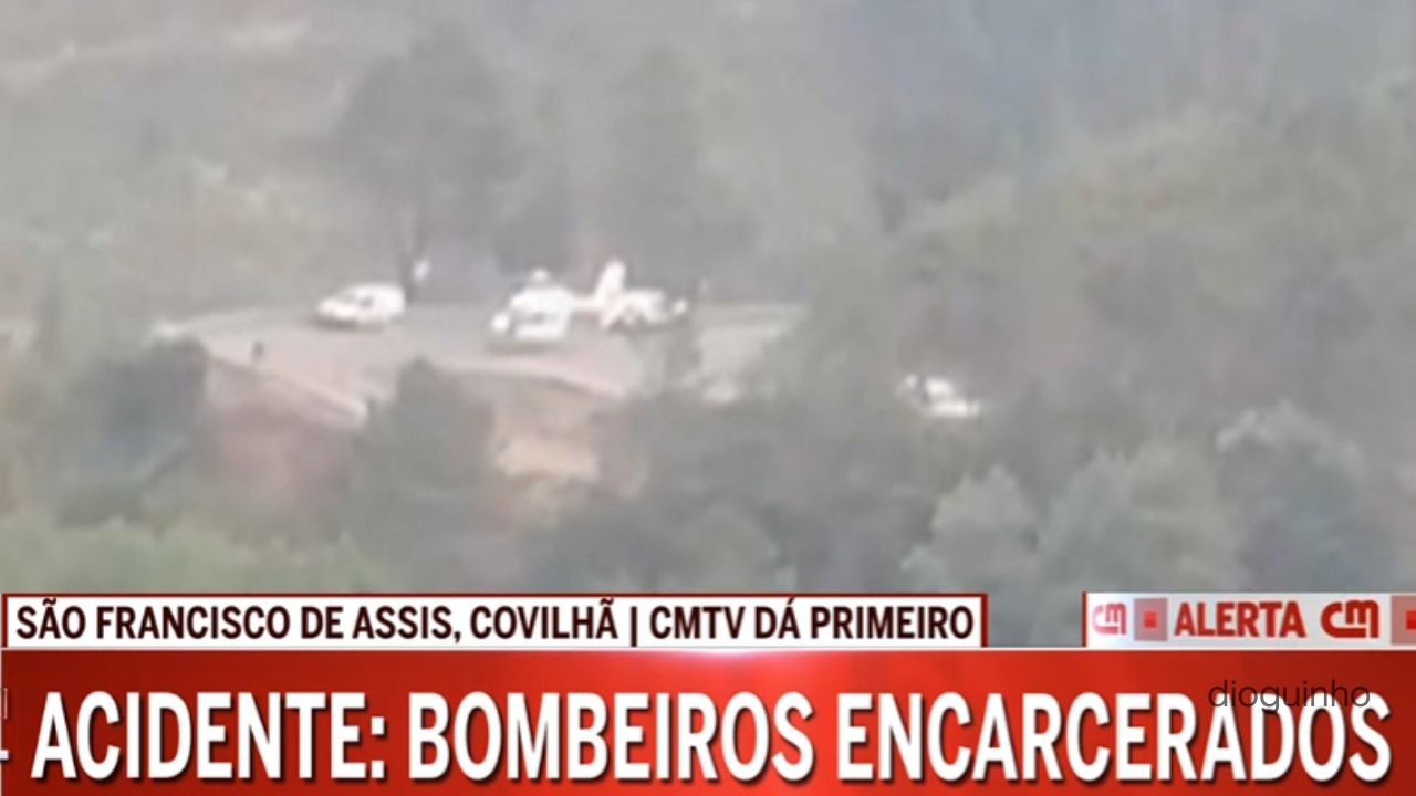 Incêndios: Acidente na Covilhã! As primeiras imagens e mais dados