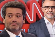 André Ventura vira o jogo e confronta jornalista da CNN: 'Você é uma vergonha como comentador'