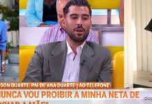 Explosivo no Manhã CM: Pai de Ana Duarte meio que desmente Cristina Ferreira em direto