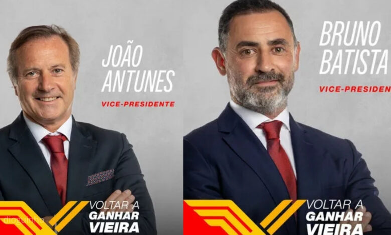Luís Filipe Vieira revela oficialmente os dois vice-presidentes: João Antunes e Bruno Batista