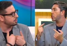 Adriano Silva Martins deixa aviso a Cândido Pereira durante picardias no «Extra» do Big Brother