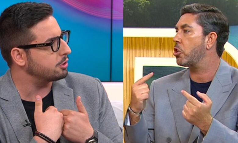 Adriano Silva Martins deixa aviso a Cândido Pereira durante picardias no «Extra» do Big Brother